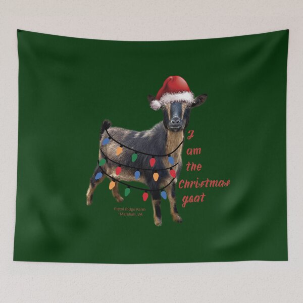 Item preview, Christmas Spirit | Holiday Goats | Christmas Goats | Cute Goats designed and sold by PistolRidgeFarm.