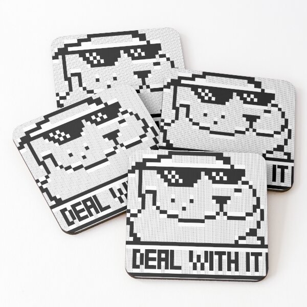 Item preview, Deal with it pixel art designed and sold by shrolts.