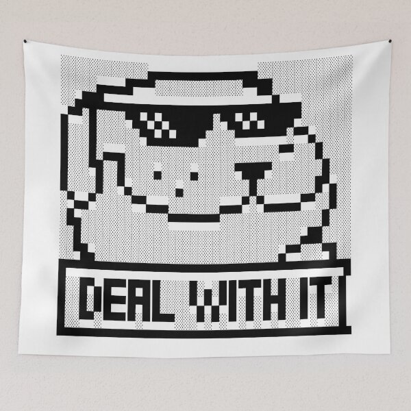 Item preview, Deal with it pixel art designed and sold by shrolts.