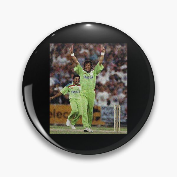 Item preview, Pakistan Cricket World Cup Imran Khan Captain Pakistani     designed and sold by smiletrims.