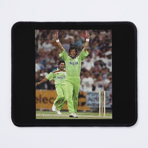 Item preview, Pakistan Cricket World Cup Imran Khan Captain Pakistani     designed and sold by smiletrims.