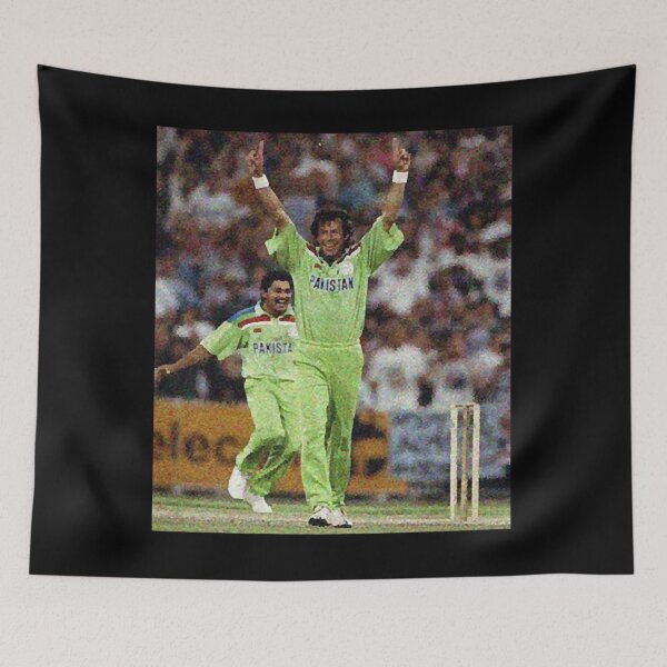 Item preview, Pakistan Cricket World Cup Imran Khan Captain Pakistani     designed and sold by smiletrims.
