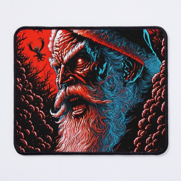 Item preview, Evil Santa Metal Christmas T-shirt designed and sold by HenisonHorror.