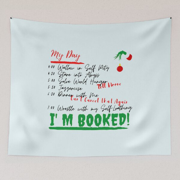 Item preview, Christmas Schedule Booked designed and sold by Ruiztyler.