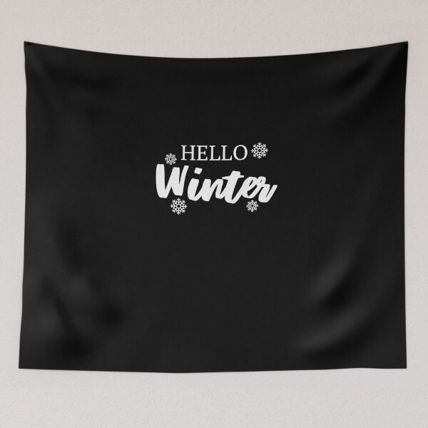 Item preview, Hello Winter - Cool winter season design designed and sold by IHRArt.