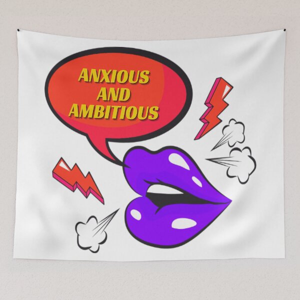 Item preview, Anxious and ambitious- Violet designed and sold by studioarchive.