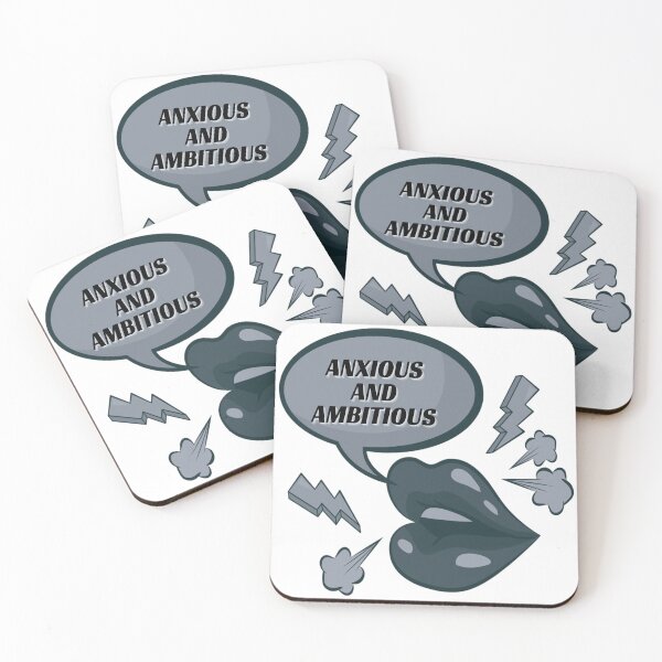 Item preview, Anxious and ambitious- Noir designed and sold by studioarchive.