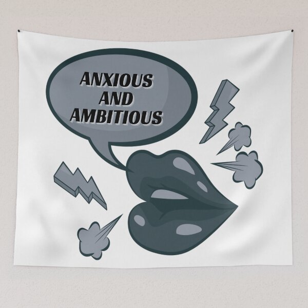 Item preview, Anxious and ambitious- Noir designed and sold by studioarchive.