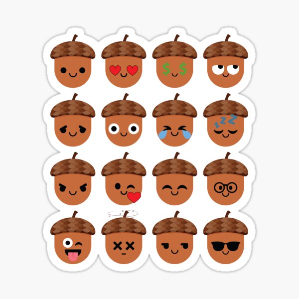 Item preview, Acorn Emoji   designed and sold by HippoEmo.
