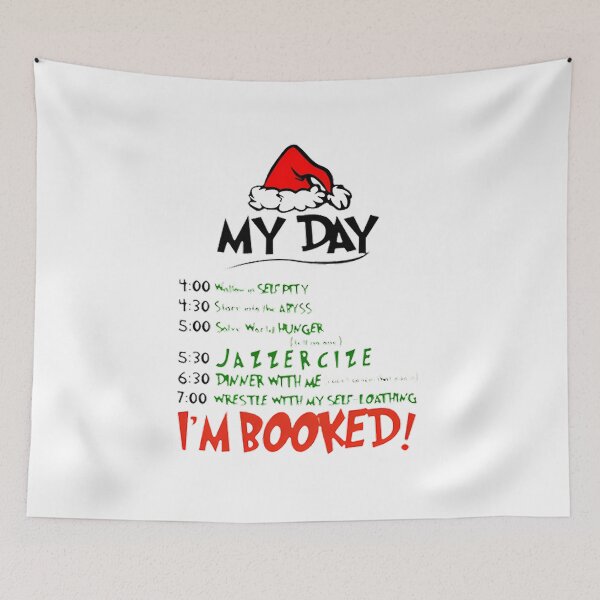 Item preview, Funny Christmas Xmas My Day I'm Booked (2) designed and sold by Ruiztyler.
