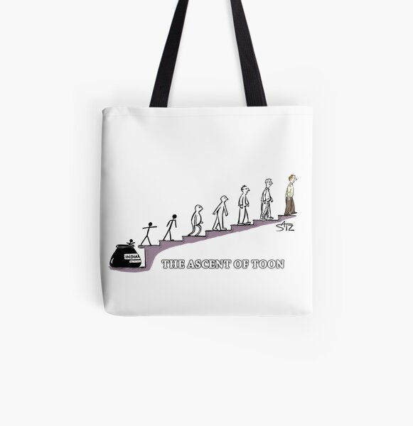 The Ascent of Toon All Over Print Tote Bag