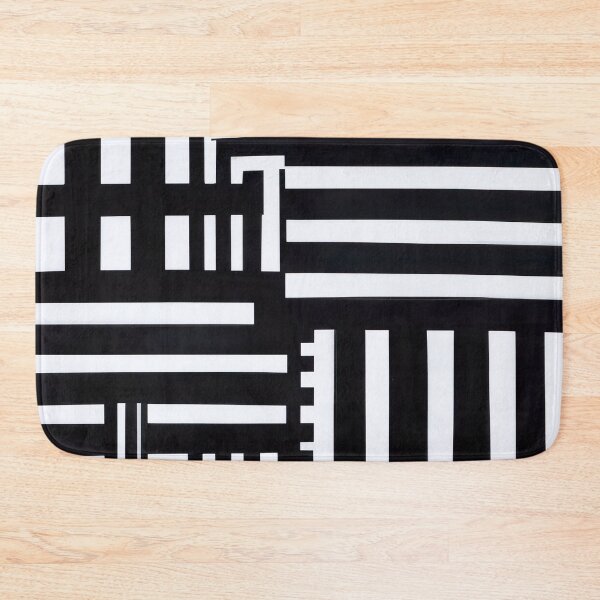 Item preview, Black and White Abstract Art - Stripes - High Contrast Expressionism designed and sold by Inomaly Art.