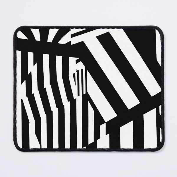 Item preview, Black and White Abstract Art - Stripes - High Contrast Expressionism designed and sold by Inomaly Art.