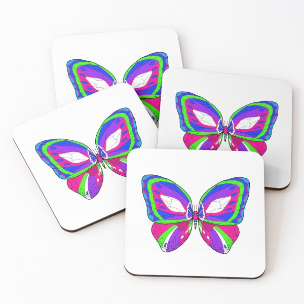 Item preview, 80s Retro Electric Blue Butterfly  designed and sold by Pbdazzler23.
