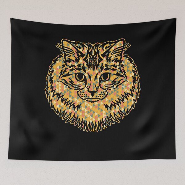 Item preview, Siberian Cat - Siberian Cat Geometric designed and sold by UnknownArtistt.