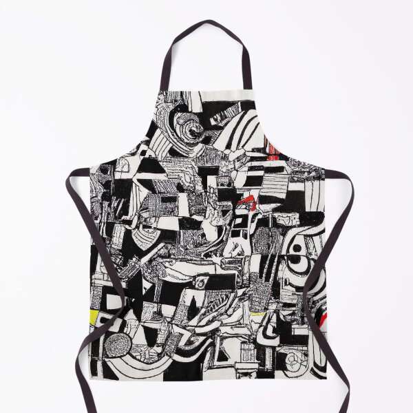 Item preview, Black and White Abstract City Art - Stripes - High Contrast Expressionism designed and sold by Inomaly Art.