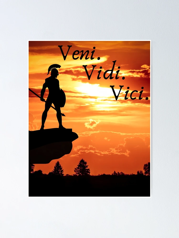 Veni Vidi Vici Posters - CafePress