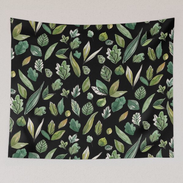 Item preview, Watercolour Spring Leaves Pattern  designed and sold by HighFives555.