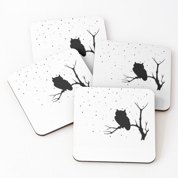 Item preview, Winter Nights Snowy Owl designed and sold by IHRArt.