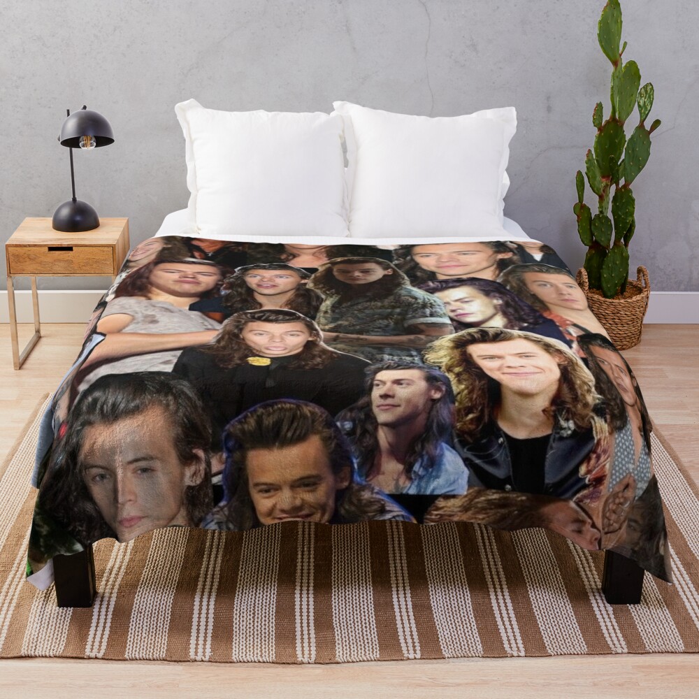 LouisTomlinson Collage  Throw Blanket for Sale by R S