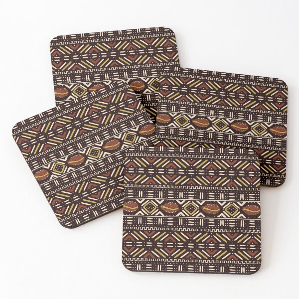 Item preview, Bogolan Mud Cloth Inspired Print designed and sold by exotikcocotte.
