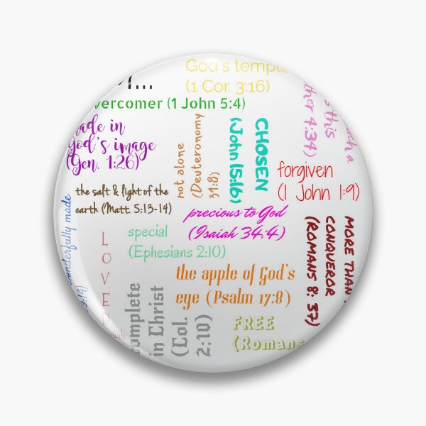 Item preview, I AM Bible Affirmations designed and sold by BL4HG.