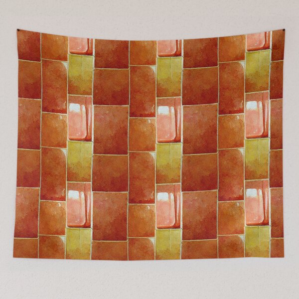 Item preview, French bathroom tiles from the 70s/80s designed and sold by Stepan Melnikov | Midpatterns.