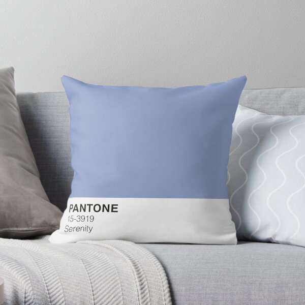 Serenity Pantone Throw Pillow