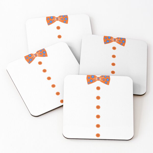 Item preview, Orange W/Blue Polka Dots Bow Tie designed and sold by Square Root of Squid.