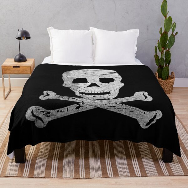 Item preview, Authentic Pirate Flag - Skull and Crossbones designed and sold by Tree45.