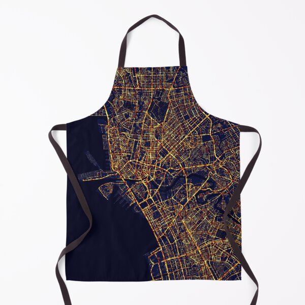 Item preview, Manila, Philippines Map -  City At Night designed and sold by deMAP.