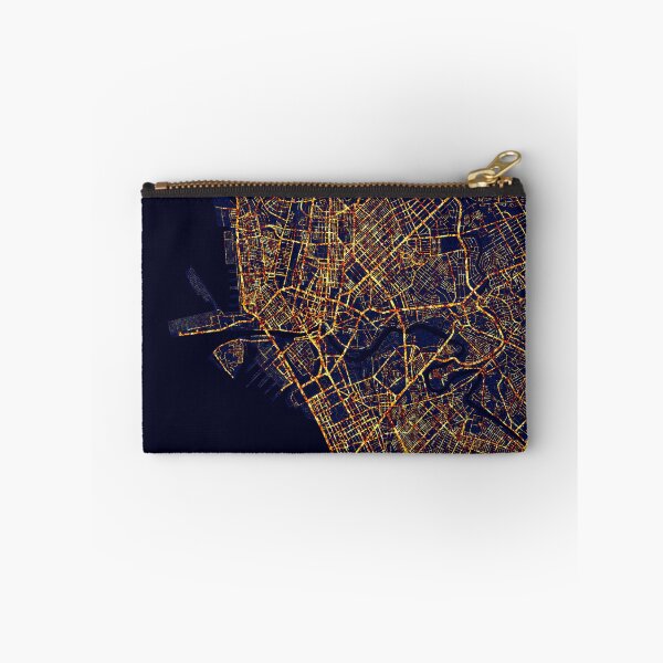 Aperçu de l'œuvre Manille, Philippines Carte - Ville la nuit créée et vendue par deMAP.