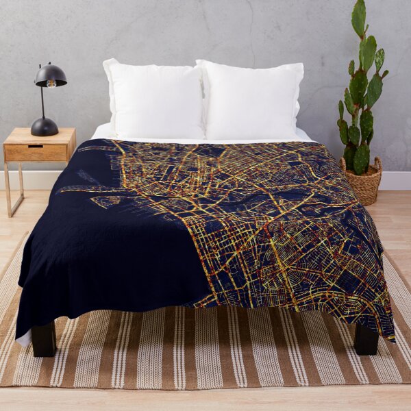 Item preview, Manila, Philippines Map - City At Night designed and sold by deMAP.