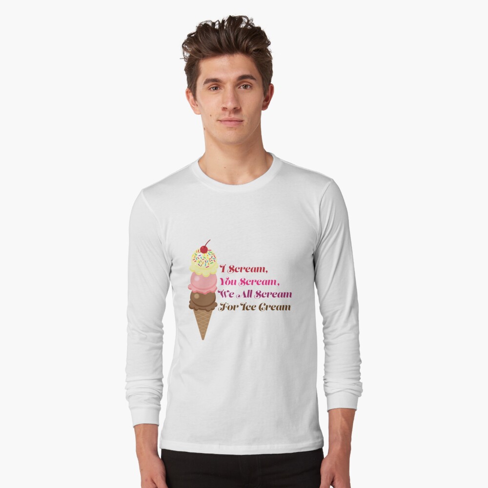 We All Scream for Ice Cream - Sports Bra