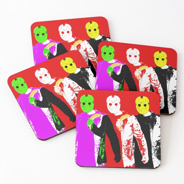 Item preview, Psychedelic Jason LSD Funky Mash | Acid Bath Jason Voorhees Mirror Surreal Popart by Tyler Tilley (tiger picasso) designed and sold by Tyler Tilley.