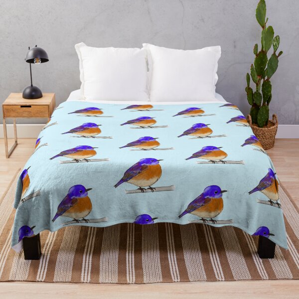 Item preview, Wingspan board game cute western bluebird designed and sold by Artbyacat.