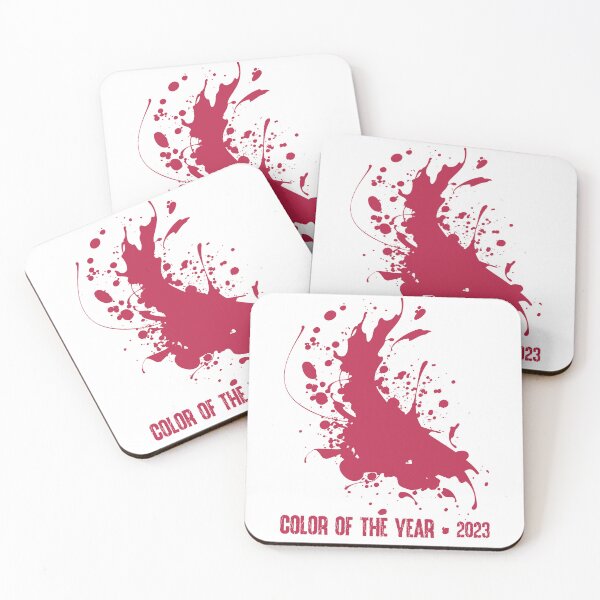 Item preview, Color of The Year 2023 Viva Magenta designed and sold by ittybittyowl.