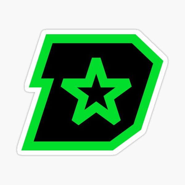 Artikel-Vorschau von Retro Dallas Hockey-Logo Sticker, designt und verkauft von RetroSportRevue.