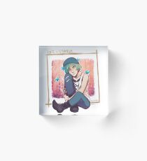 Blue Butterflies Acrylic Block