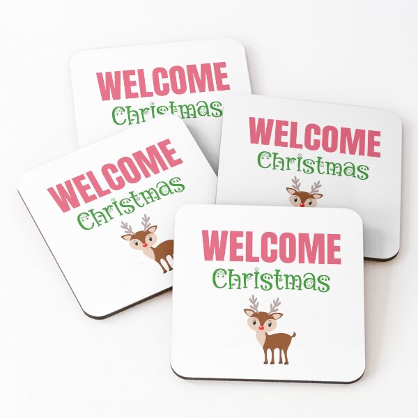 Item preview, Welcome Christmas With A Cute Reindeer designed and sold by HappyLife4U.