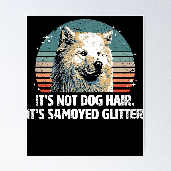 Item preview, Funny & Cute Samoyed Dog Glitter designed and sold by BrainlabStudios.