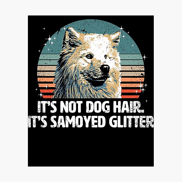 Item preview, Funny & Cute Samoyed Dog Glitter designed and sold by BrainlabStudios.