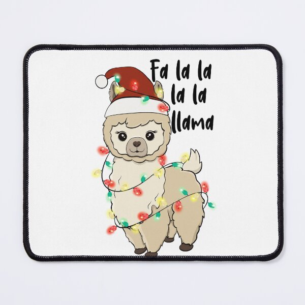 Item preview, fa la la la la llama cute funny christmas llama designed and sold by Wildgrove Art.
