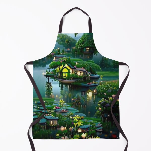 Item preview, Digital Art View of a House in the Hills designed and sold by NengShop.