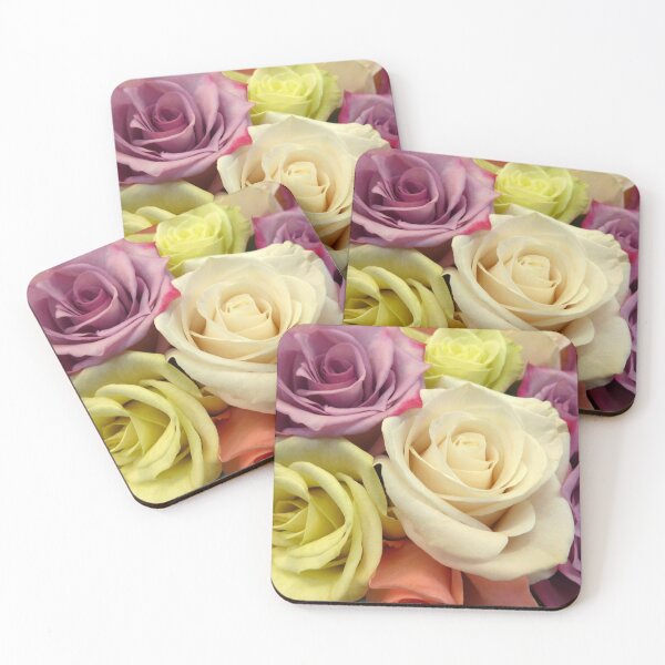 Item preview, Roses in sorbet colors designed and sold by Elaine Bawden.