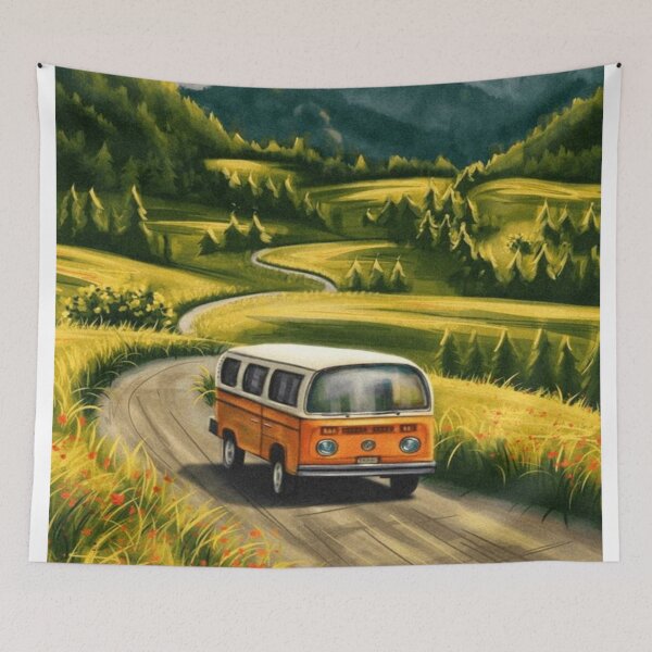 Item preview, Mountain and Car Painting designed and sold by NengShop.