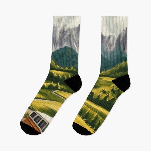 Item preview, Mountain and Car Painting designed and sold by NengShop.