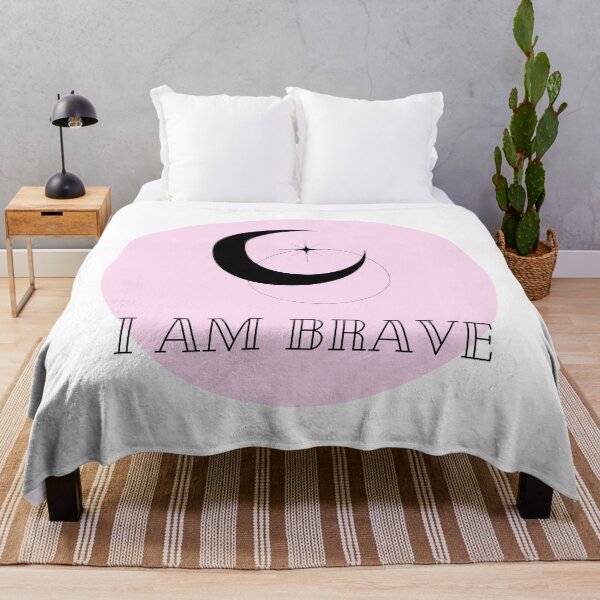Item preview, Affirmation Collection - I Am Brave (Pink) designed and sold by T-WoodCreations.