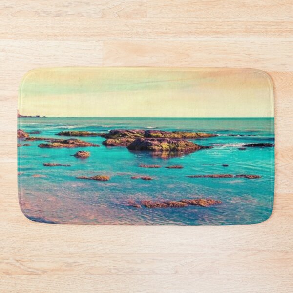 Item preview, Blue Sea Water with Rocks designed and sold by NengShop.