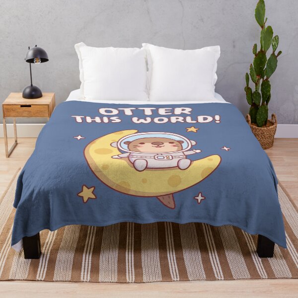 Item preview, Cute Otter Astronaut On Moon Otter This World Funny designed and sold by rustydoodle.